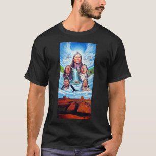 Malerei von amerikanischen Mentoren Schwarz T-Shirt