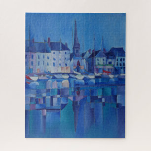 Malerei von Honfleur, Frankreich -