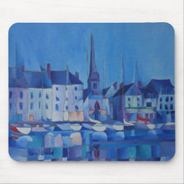 Malerei von Honfleur - Normandie, Frankreich Mousepad