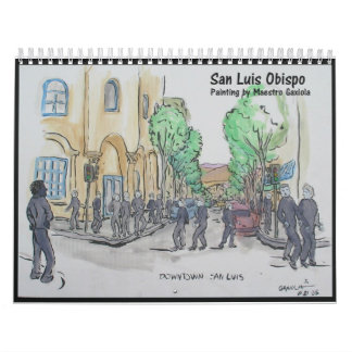 Malerei von San Luis Obispo Kalender