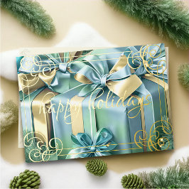 Malerei Weihnachtsgeschenke Blue Mint Feiertagskarte