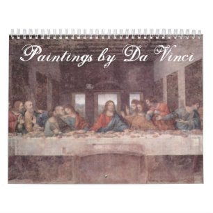 Malereien von Leonardo da Vinci-Kalender Kalender