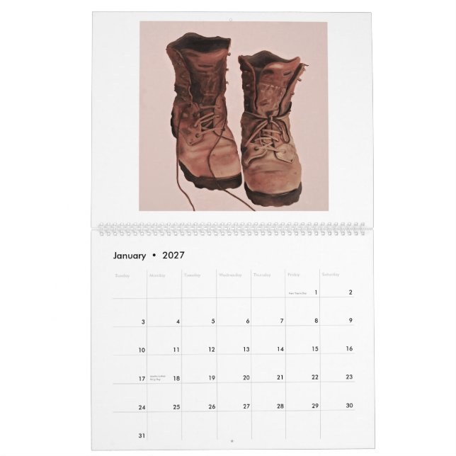 Malereien von Lorenzo Aguayo Kalender (Jan 2027)
