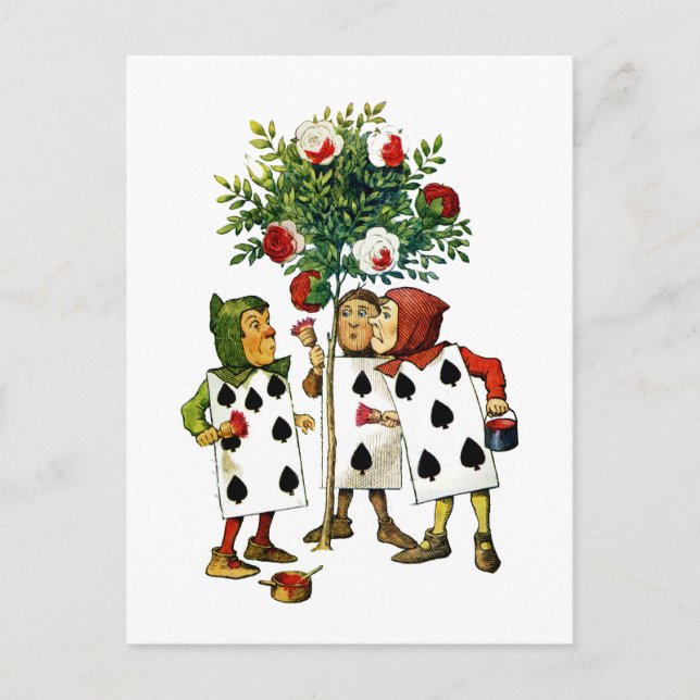 MALERIERUNG DER ROSE DER KÖCHE POSTKARTE (Vorderseite)