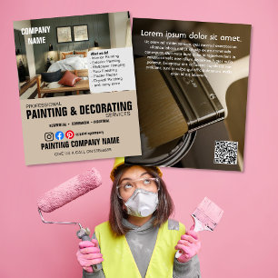 MALERIERUNG UND DEKORATION des Innenarchitekten Flyer