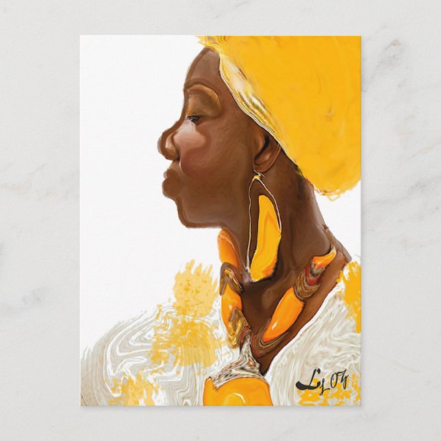 MALERIERUNG VON OCHUN POSTKARTE (Vorderseite)