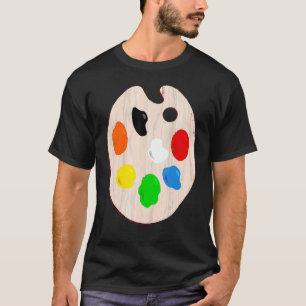 Malerin Künstlerin bemalt Palette Kostüm Halloween T-Shirt