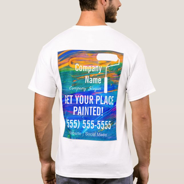 Malerin T-Shirt (Rückseite)