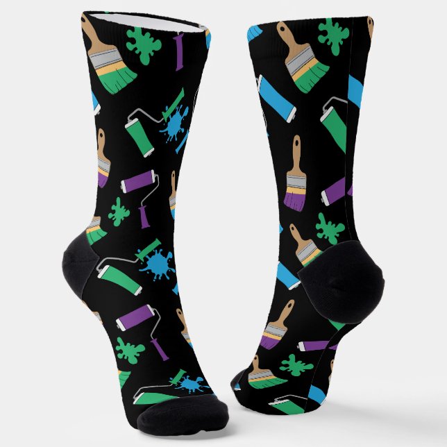 Malerin und Dekorator Novelty Gemustert Socken (Gewinkelt)