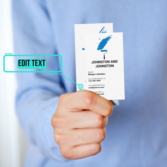 Malerin Visitenkarte (Please enjoy our business card)