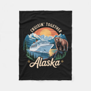 Malerische Alaska-Kreuzfahrt-Abenteuer Bärenberge Fleecedecke