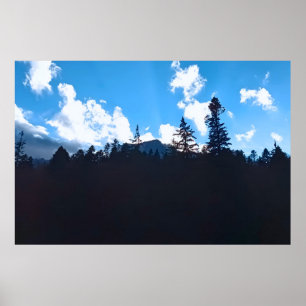 Malerische alpine Landschaft - Wilde Natur Rumänie Poster