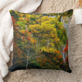 Malerische Aussicht auf Fall Hagoromo Falls Hokkai Kissen