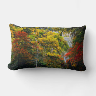 Malerische Aussicht auf Fall Hagoromo Falls Hokkai Lendenkissen
