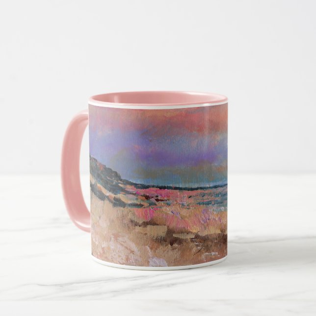 Malerische Bilder am Strand Tasse (Vorderseite Links)