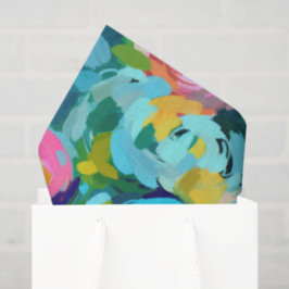 Malerische Blume Kunst Farben Sommer Blumenspass Seidenpapier