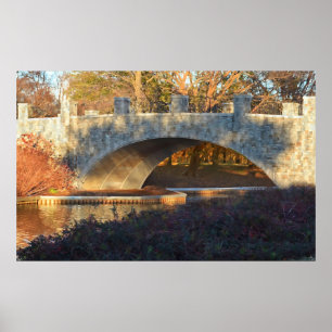 Malerische Brücke bei Sunset von Shirley Taylor Poster