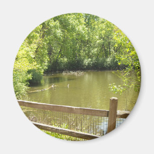 malerische Brücke Magnet