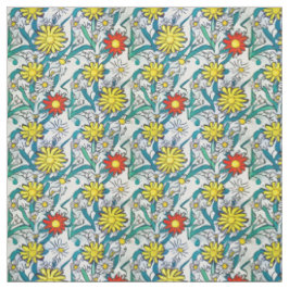 Malerische Daisies Moderner Pop Kunst Stoff