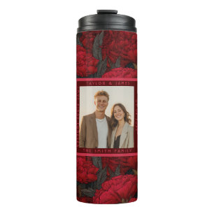 Malerische Hochzeit im Frühlingsstil mit Nelken Thermosbecher