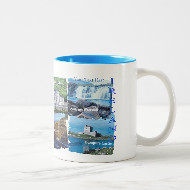 MALERISCHE IRLAND-TASSE acht landschaftliche Zweifarbige Tasse (Rechts)