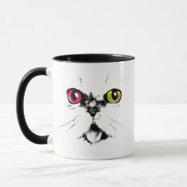 Malerische Katzenaugen Künstlerisch Tasse