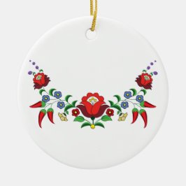 Malerische Keramik Ornament