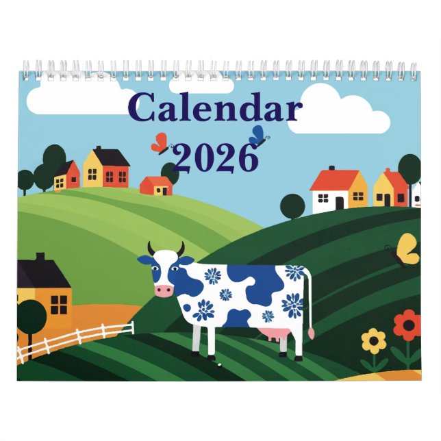 Malerische ländliche Landschaft Kalender (Titelbild)