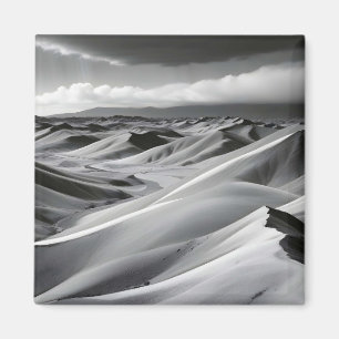Malerische Landschaft Wüste Natur Hintergrund Kuns Magnet