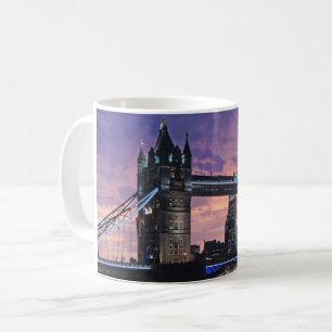 Malerische London Tower Bridge Kaffeetasse