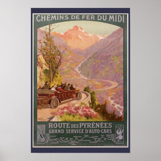 Malerische Pyrenäen Poster (Vorne)