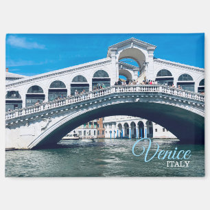 Malerische Rialto-Brücke Venedig Italien Reise Magnet