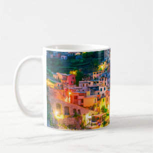 Malerische Stadt Manarola, Provinz L Kaffeetasse