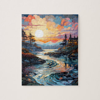 Malerischer Dreams-Puzzle-Wahnsinn