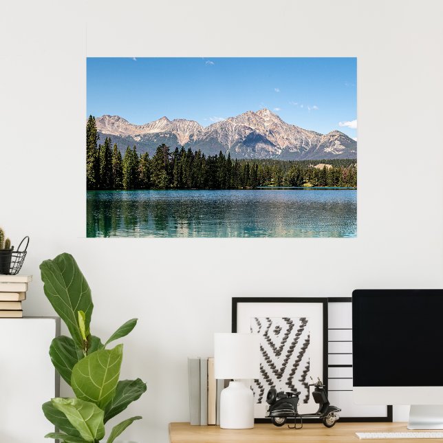 Malerischer Kanadischer Berg, Pyramidenberg Poster (Heimbüro)