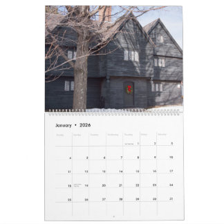 Malerischer Salem Massachusetts Kalender