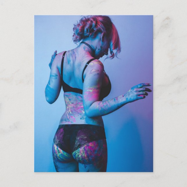 Malerisches Dessous-Foto Postkarte (Vorderseite)