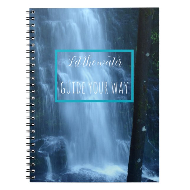Malerisches Erskine-Wasserfall-Notebook Notizblock (Vorderseite)