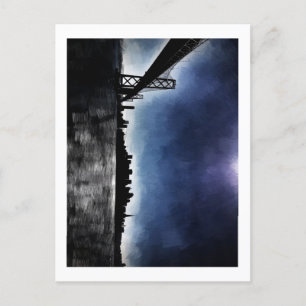 Malerisches Foto von San Francisco Skyline Postkarte