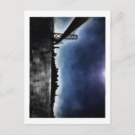 Malerisches Foto von San Francisco Skyline Postkarte