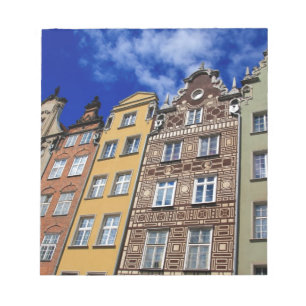 Malerisches Gdansk, Polen Notizblock