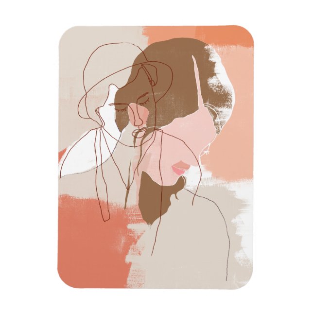 Malerisches Portrait Magnet (Vertikal)