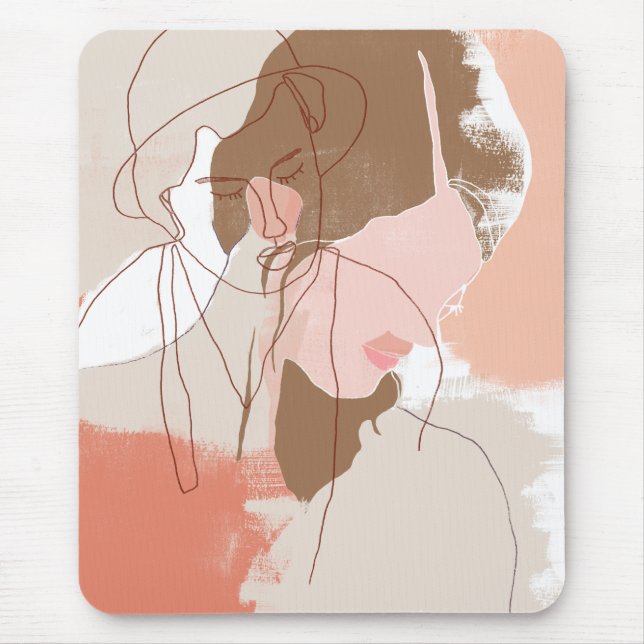 Malerisches Portrait Mousepad (Vorne)