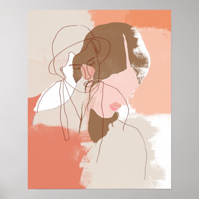 Malerisches Portrait Poster (Vorne)
