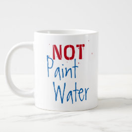 Malerisches Wasser nicht Wasser färben Spaß Kunst Jumbo-Tasse