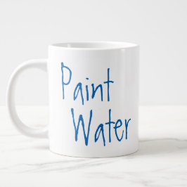 Malerisches Wasser nicht Wasser färben Spaß Kunst Jumbo-Tasse
