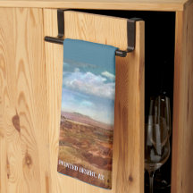 Malerisches Wüstenhandtuch