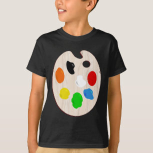 Malerkünstler bemalt Halloween-Kostüm T-Shirt