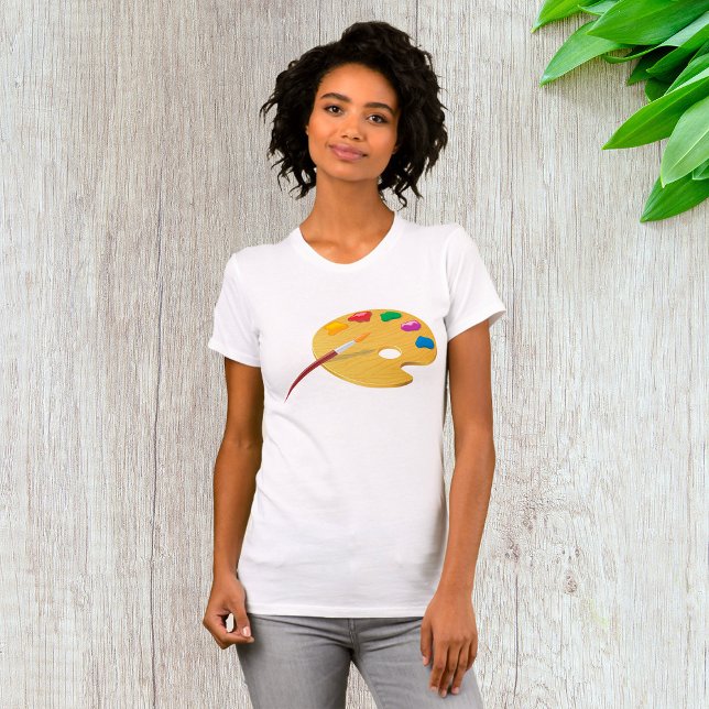 Malerpalette Womens T - Shirt (Von Creator hochgeladen)