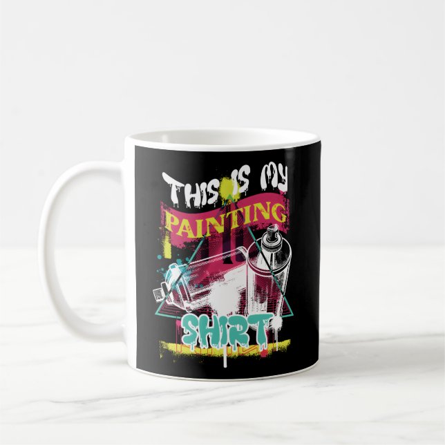 Malerpinsel Dies ist mein Bild Kaffeetasse (Links)